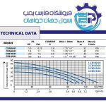 الکتروپمپ سه اسب دو پروانه آبکو مدل CB310/01