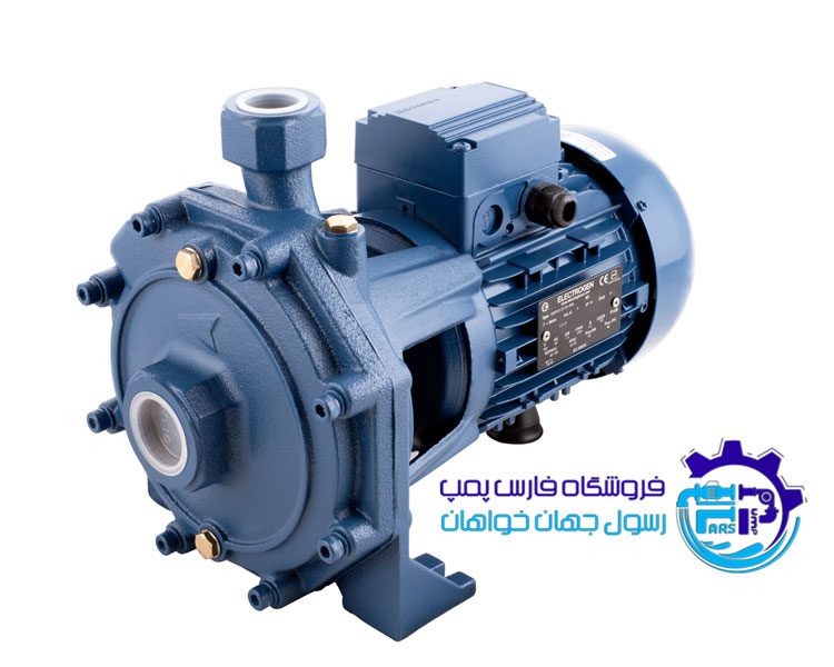 پمپ آب دو اسب سه فاز دوپروانه CBT210 الکتروژن Electrogen