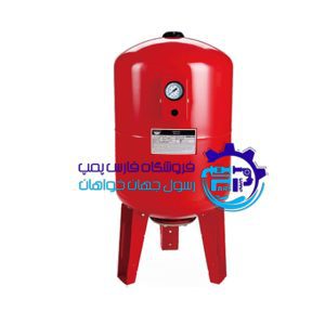 منبع (مخزن) تحت فشار کاریز 100 لیتری بوشن دار درجه دار