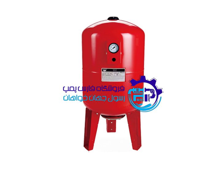 منبع (مخزن) تحت فشار کاریز 100 لیتری بوشن دار درجه دار